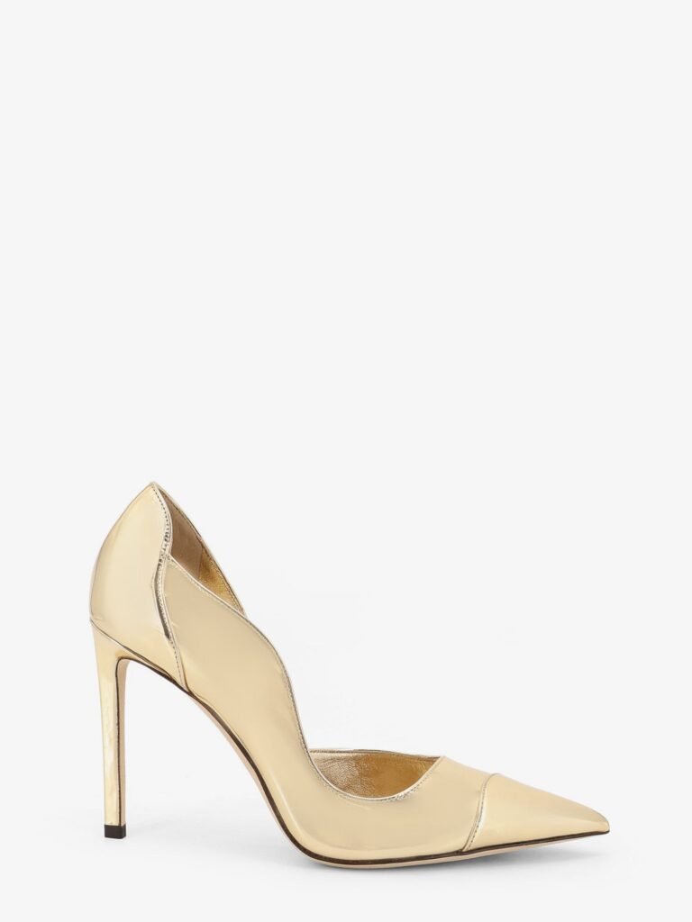 Brigitte 100 Liquid Metal leather dcollet