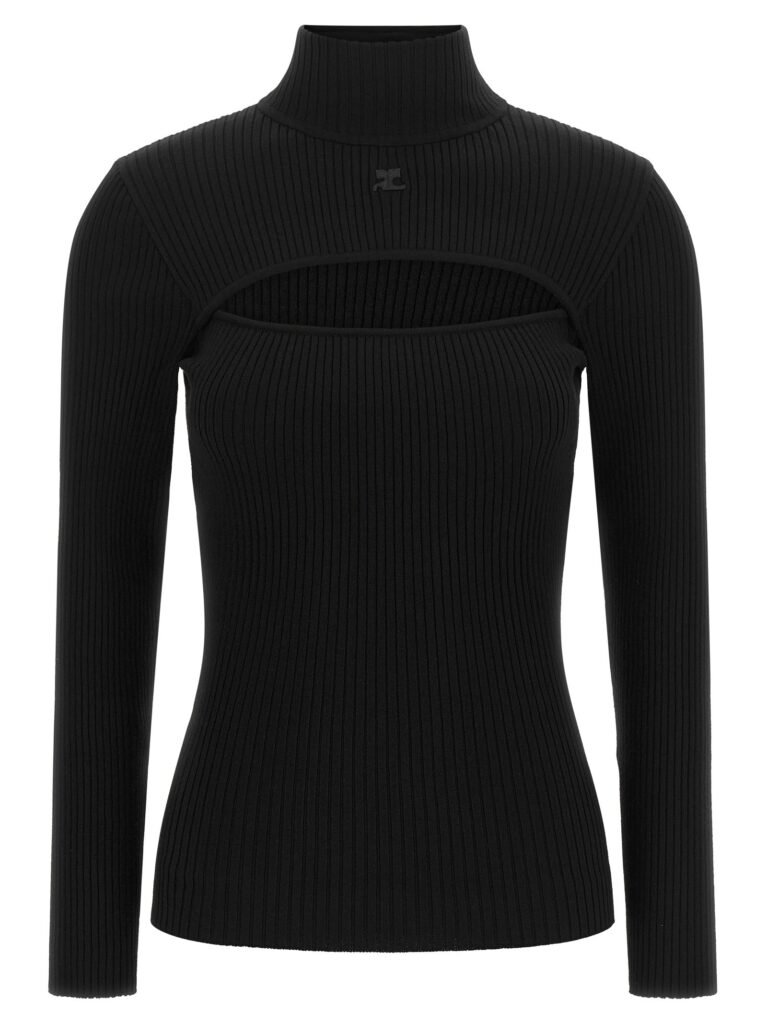 Cut-out sweater
