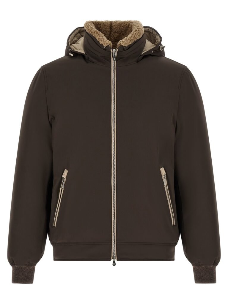 Detachable hood down jacket