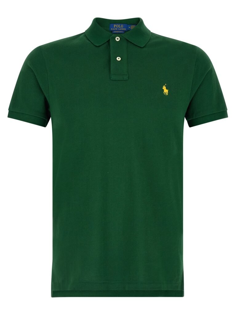 Logo embroidery polo shirt