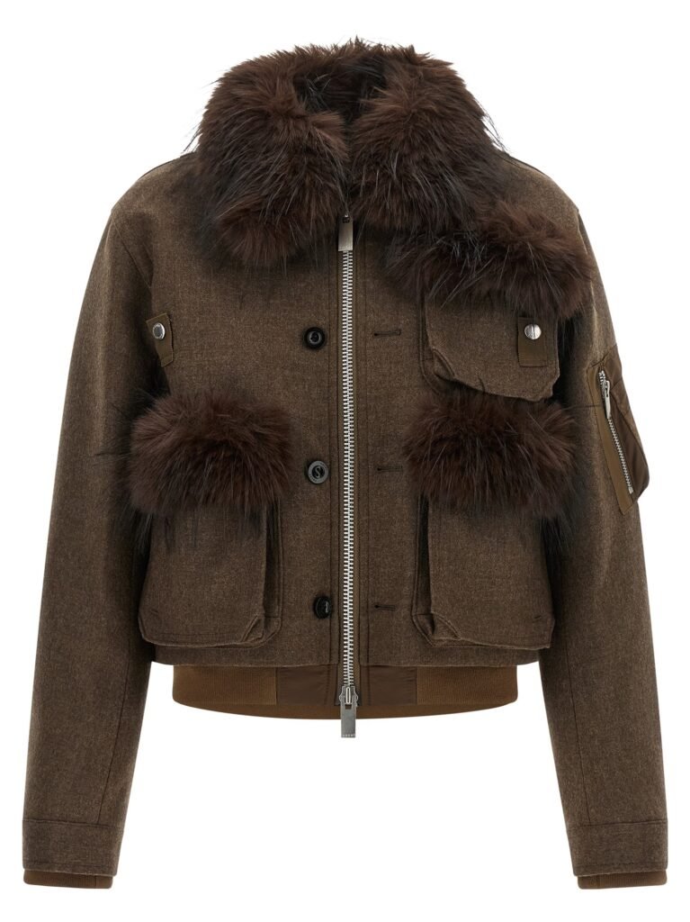 Double collar blouson