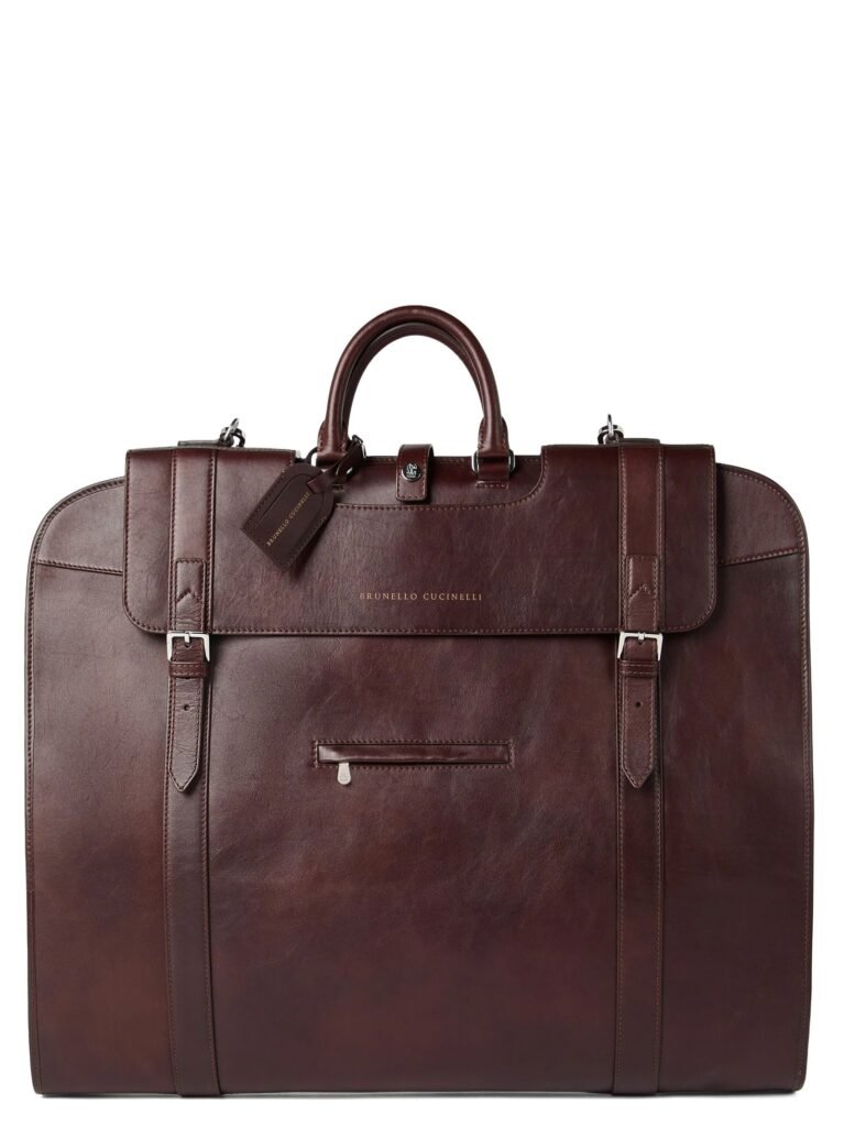 Leather garment holder