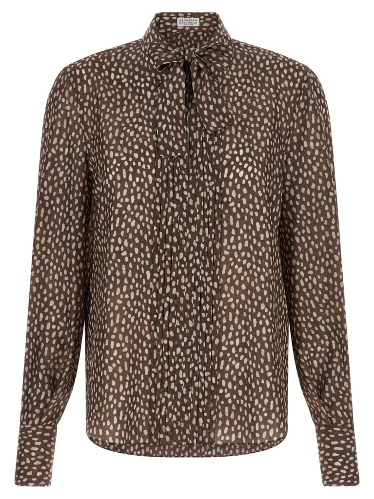 Lavallire collar shirt