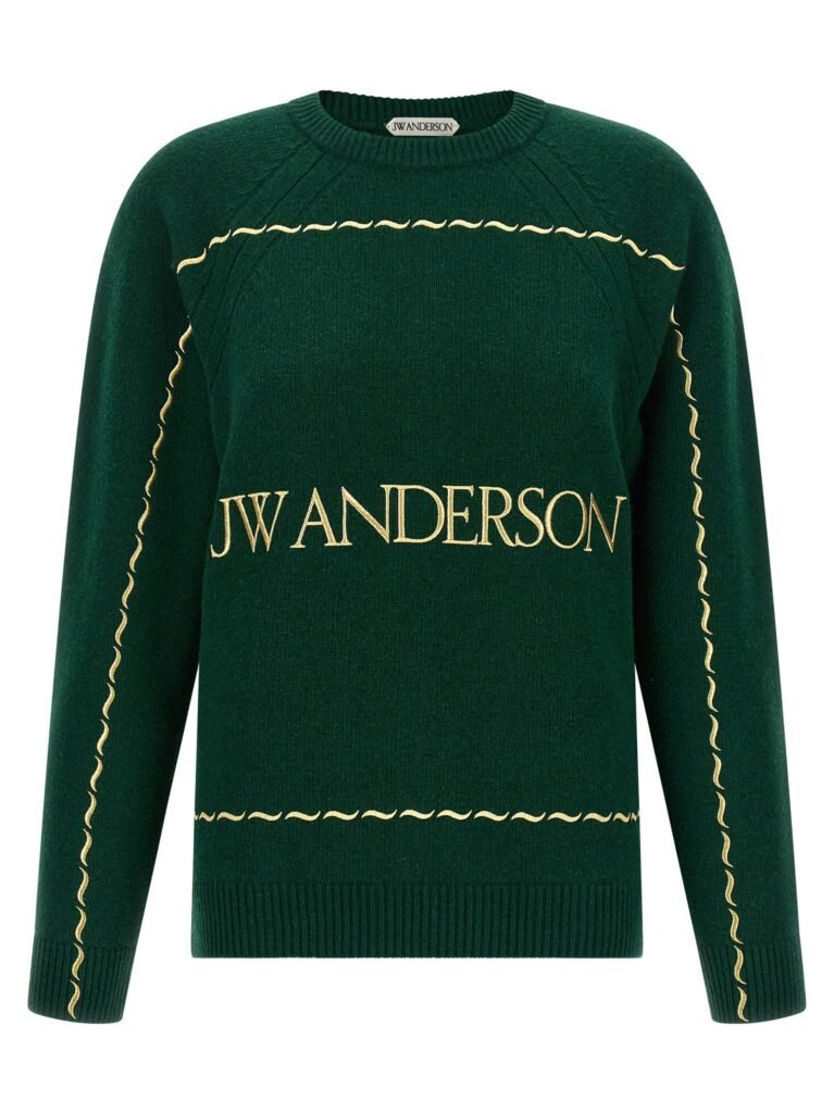 Logo embroidery sweater