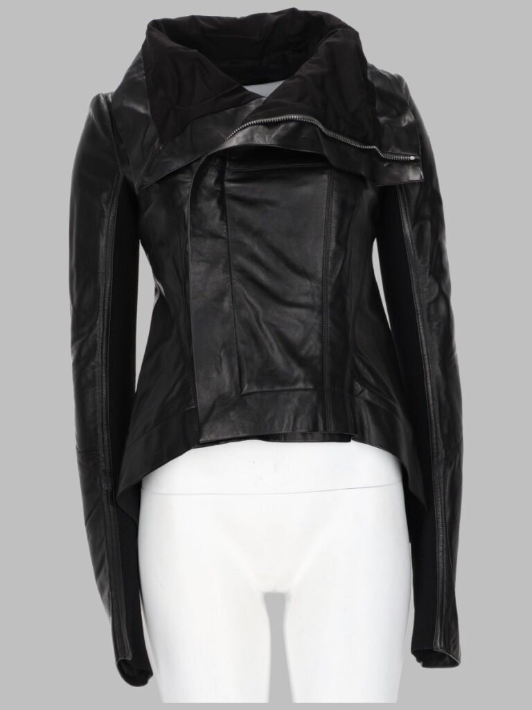 GIACCA BIKER IN PELLE "NASKA