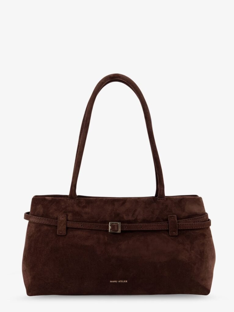 Le Cambon East West suede shoulder bag