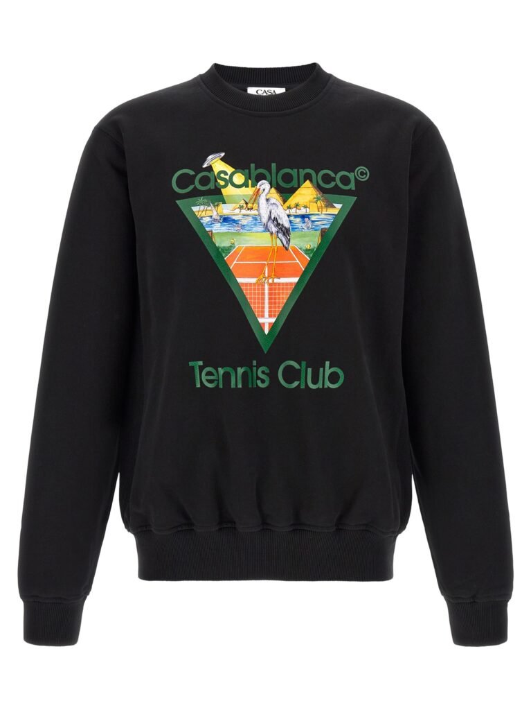 Tennis Club' print sweatshirt