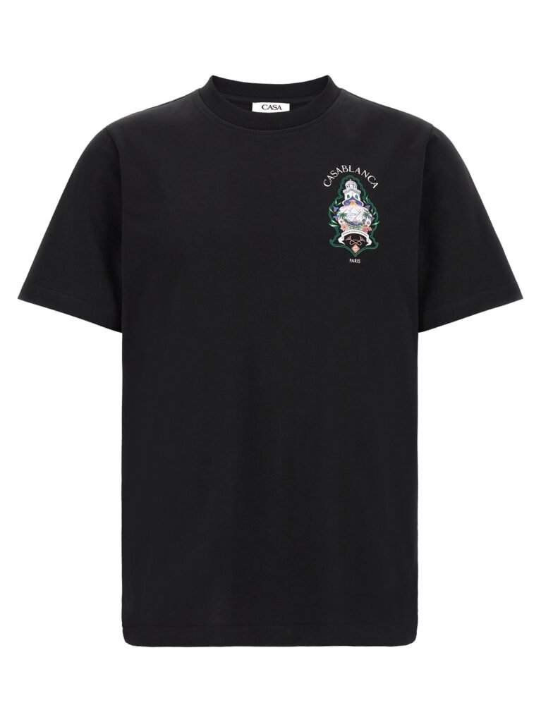 T-shirt with 'Hotel Emblem' print
