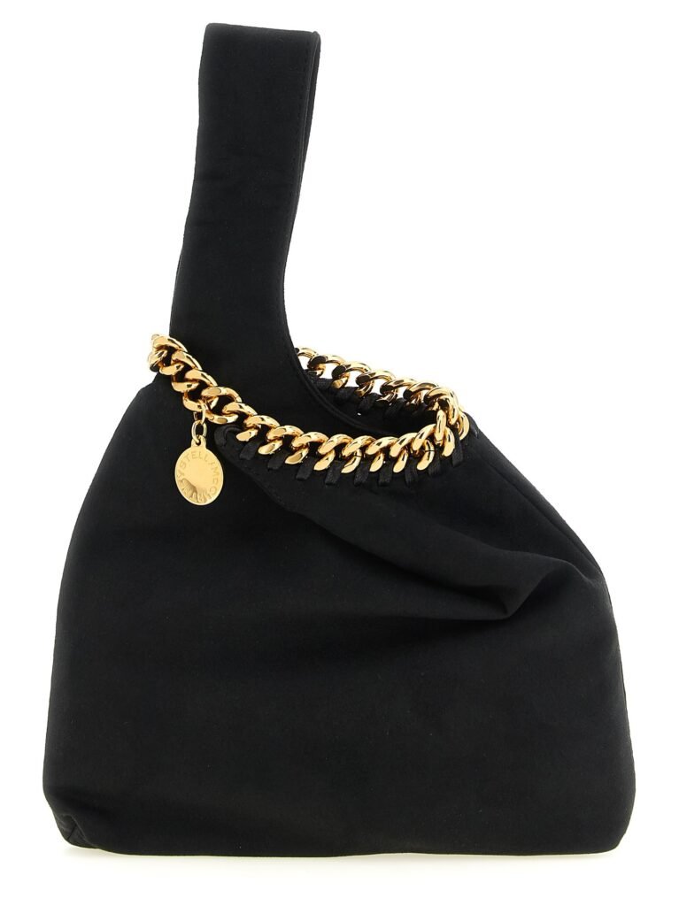 Wristlet' suede handbag