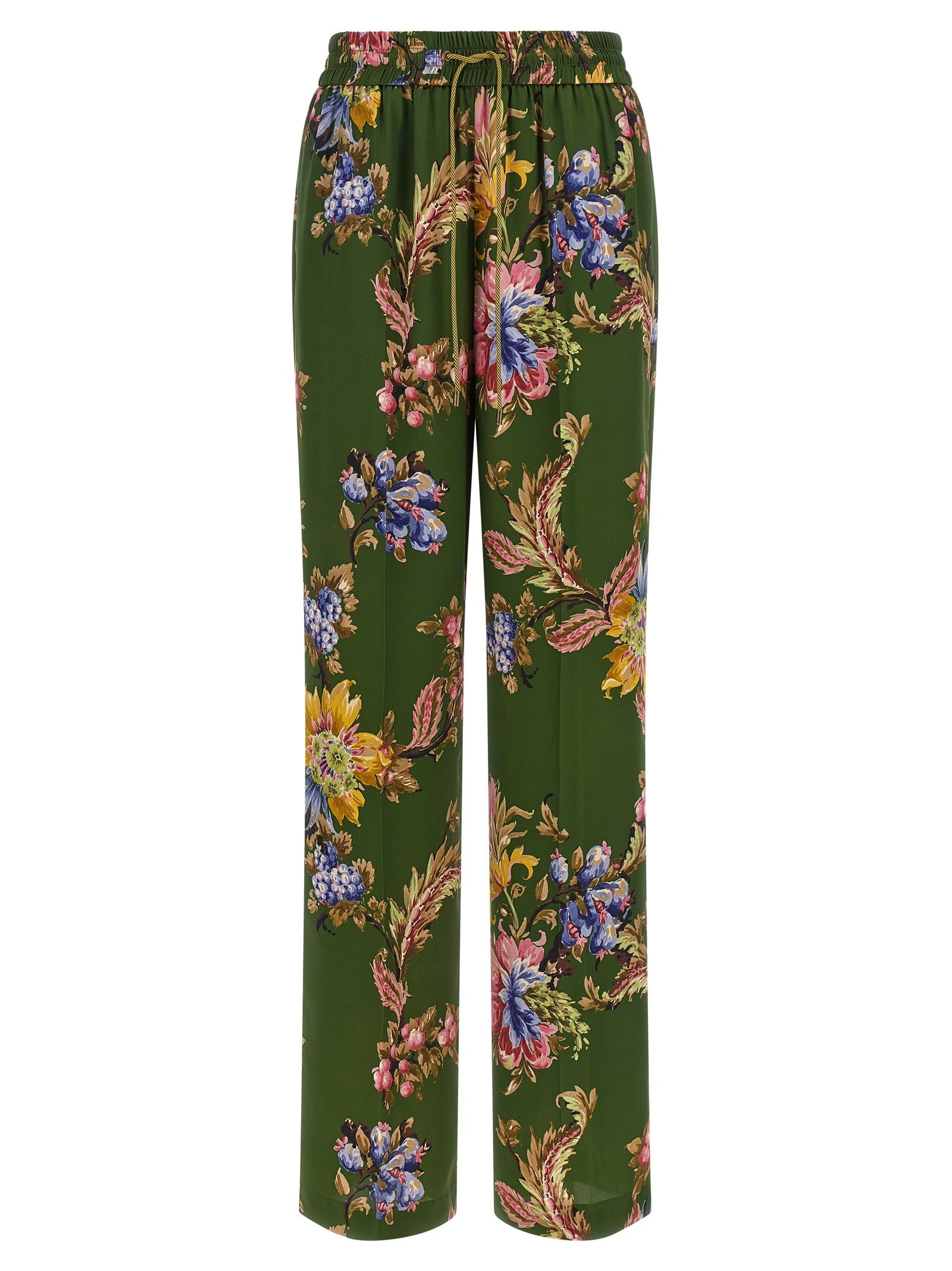 Floral print trousers