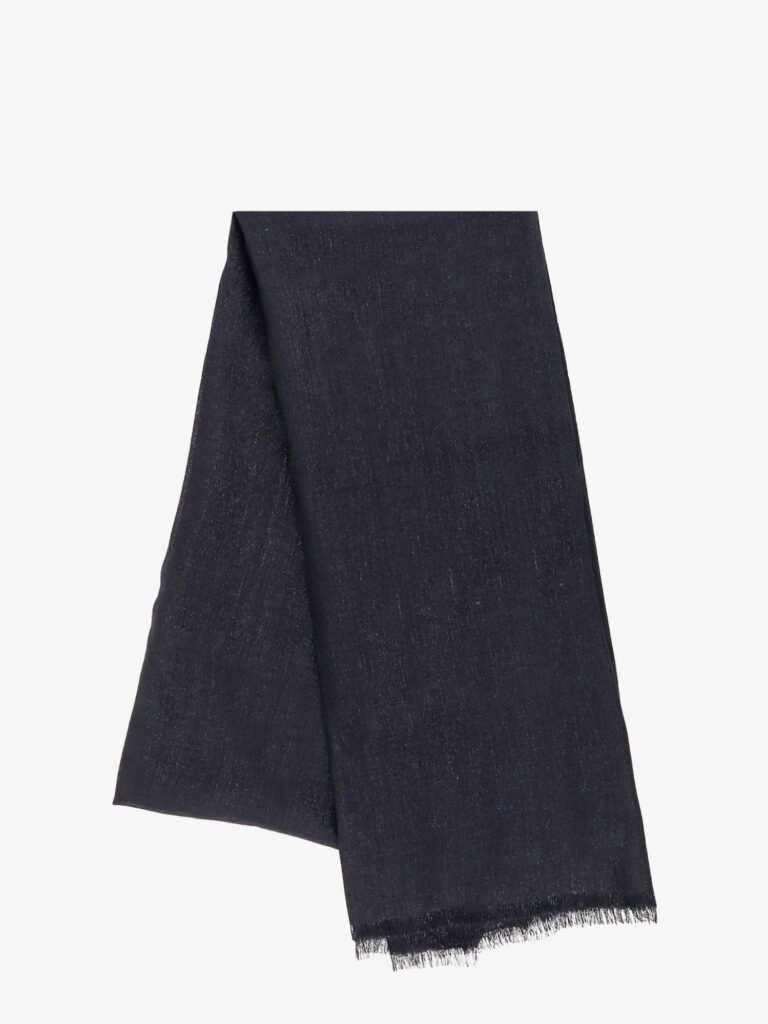 Sparkling cashmere and silk scarf
