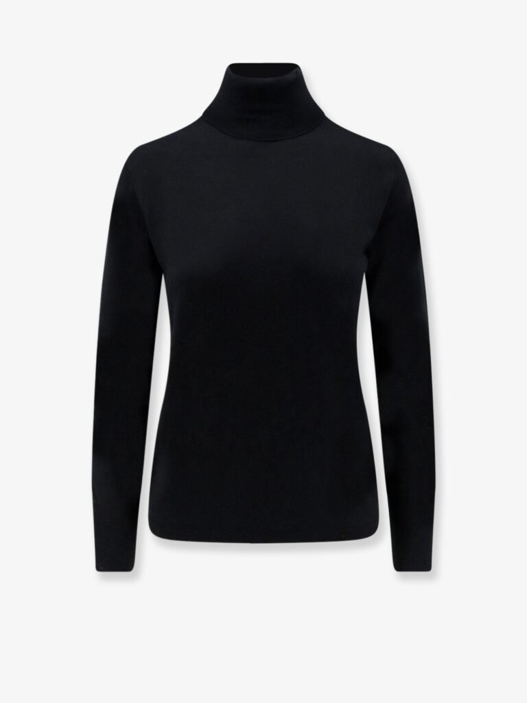 Virgin wool turtleneck sweater