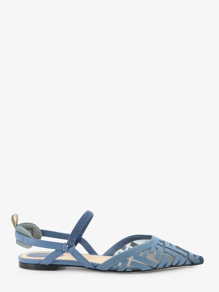 Colibr Lite flat mesh slingback with FF embroidery