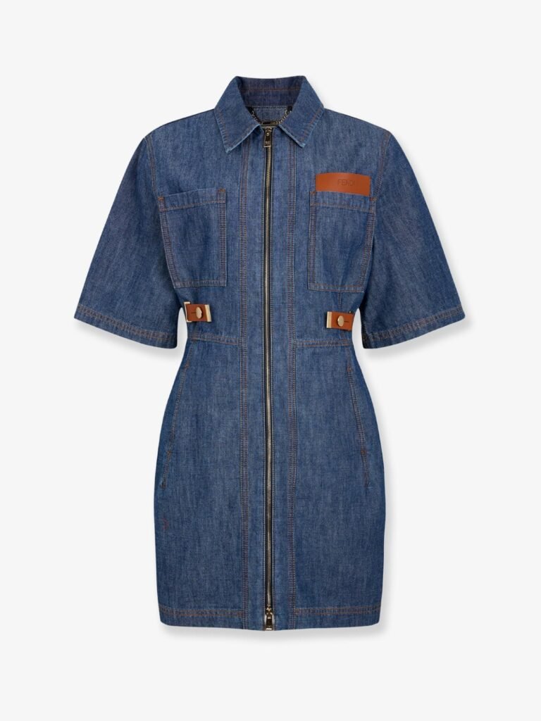 Chambray Denim Chemisier Dress