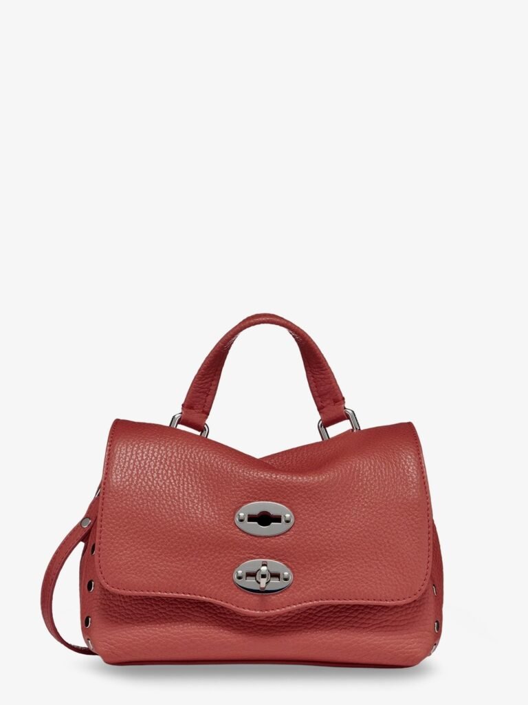 Postina Baby hammered leather crossbody bag