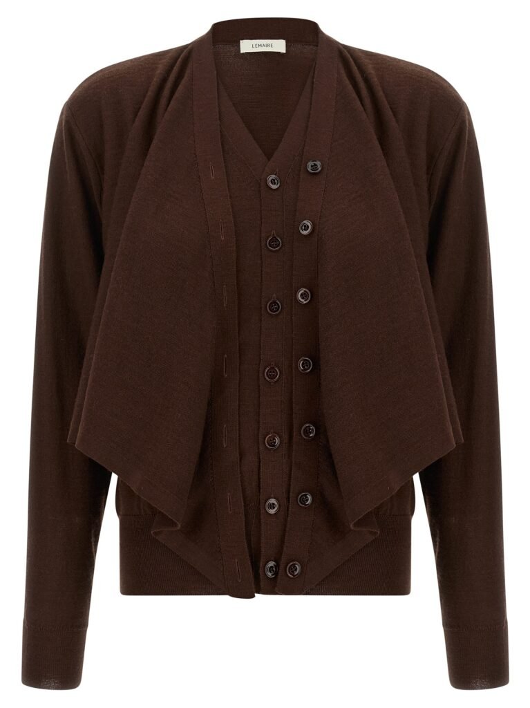 Trompe L'Oeil' effect cardigan