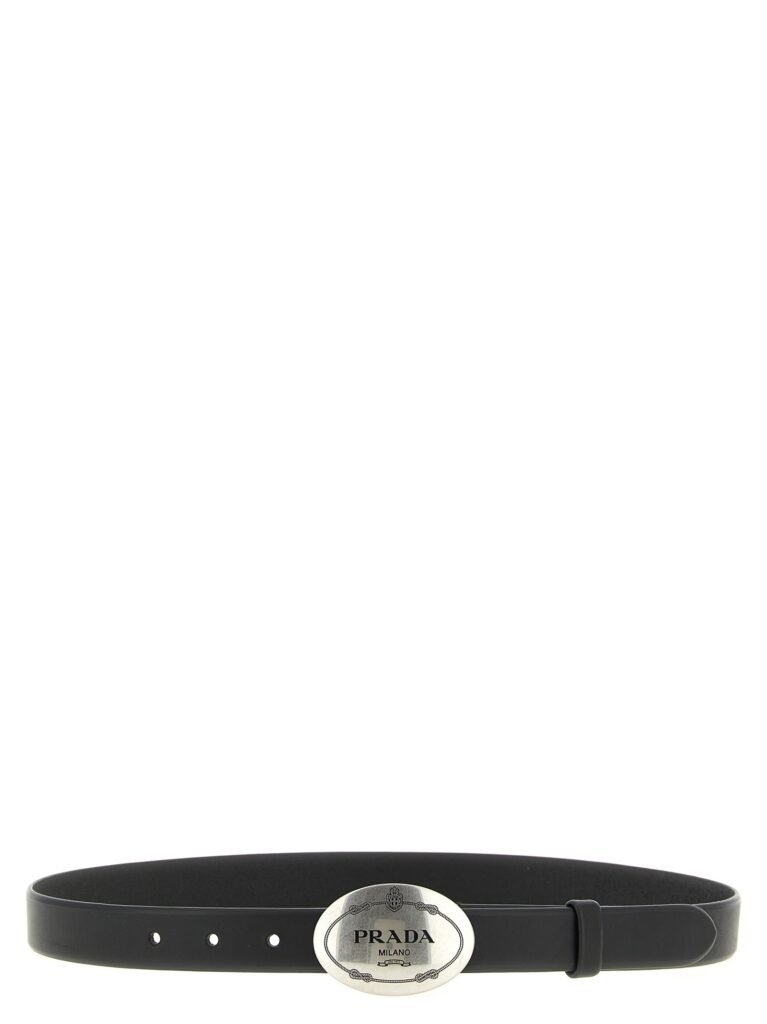 Oval buckle belt