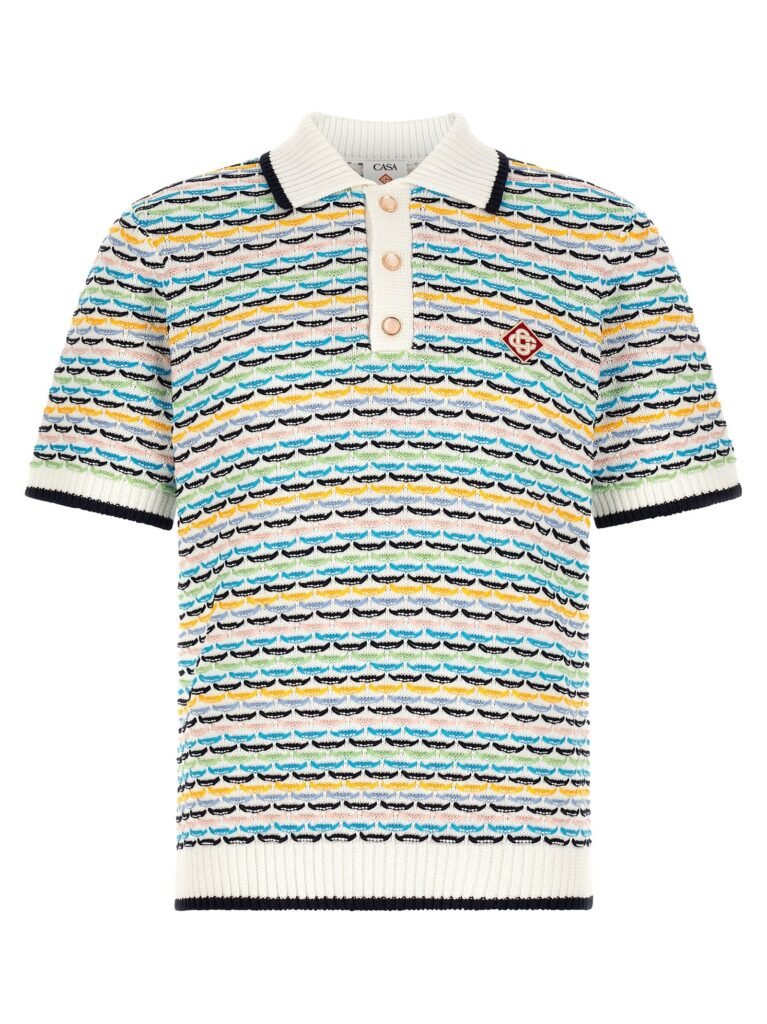 Tuck Stitch' polo shirt