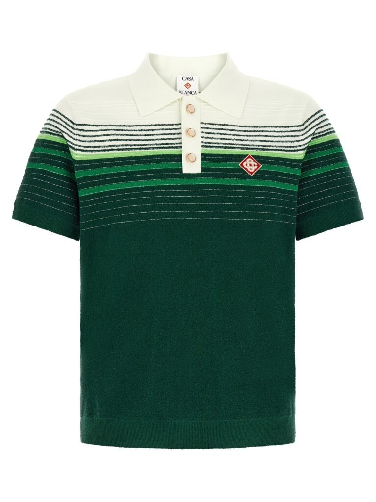 Boucl Stripes' polo shirt
