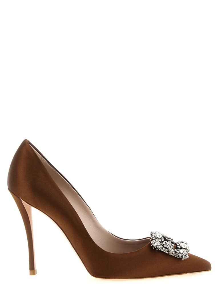 Flower Strass' pumps