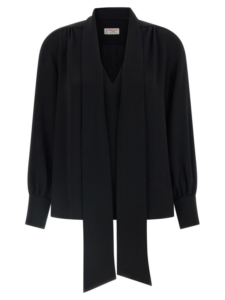 Lavallire neck blouse