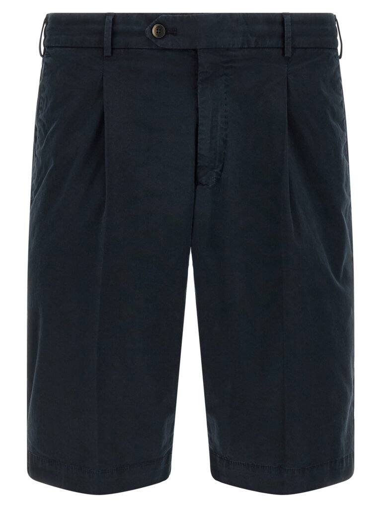 Stretch cotton bermuda shorts