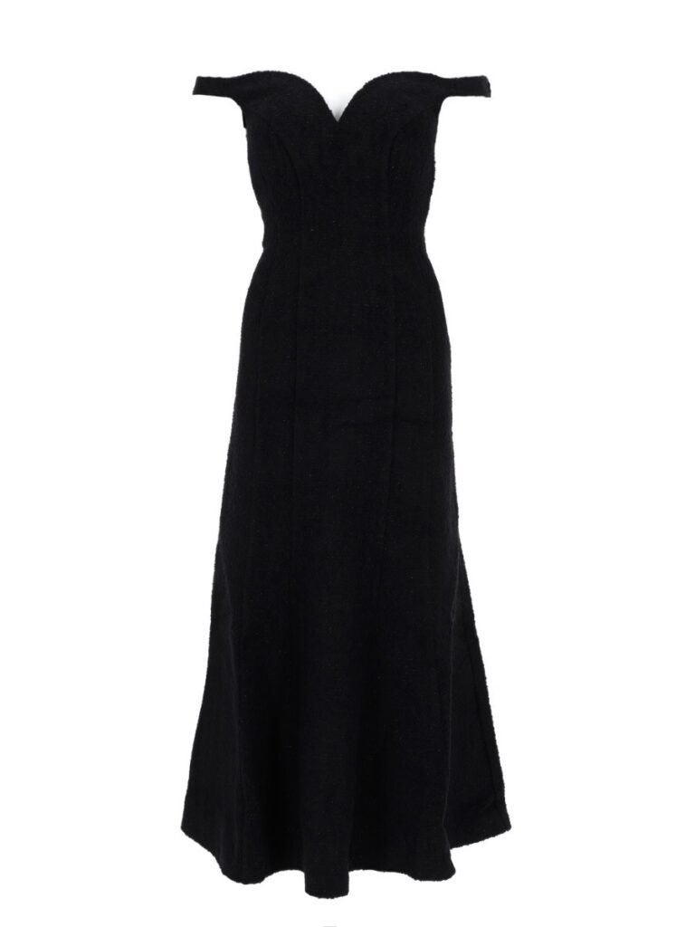 BOUCLE MIDI DRESS