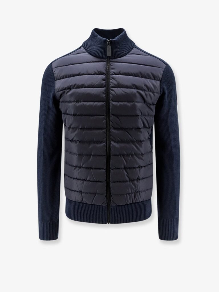 Hybridge technical fabric and nylon jacket