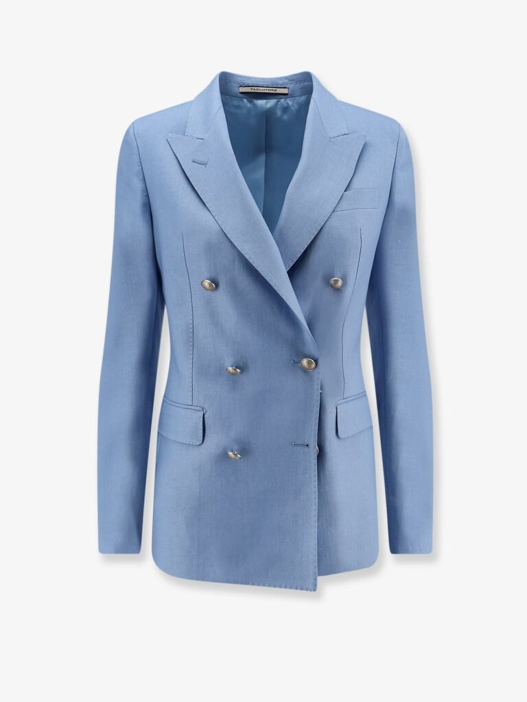 Parigi double-breasted linen blazer