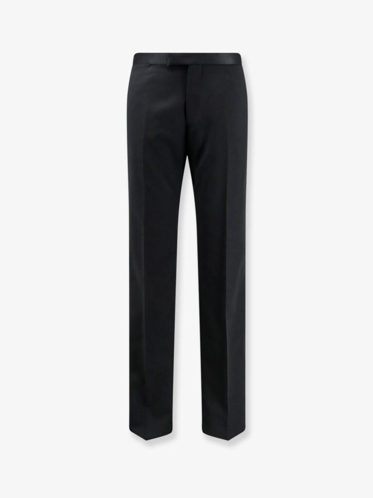 Tuxedo virgin wool trousers