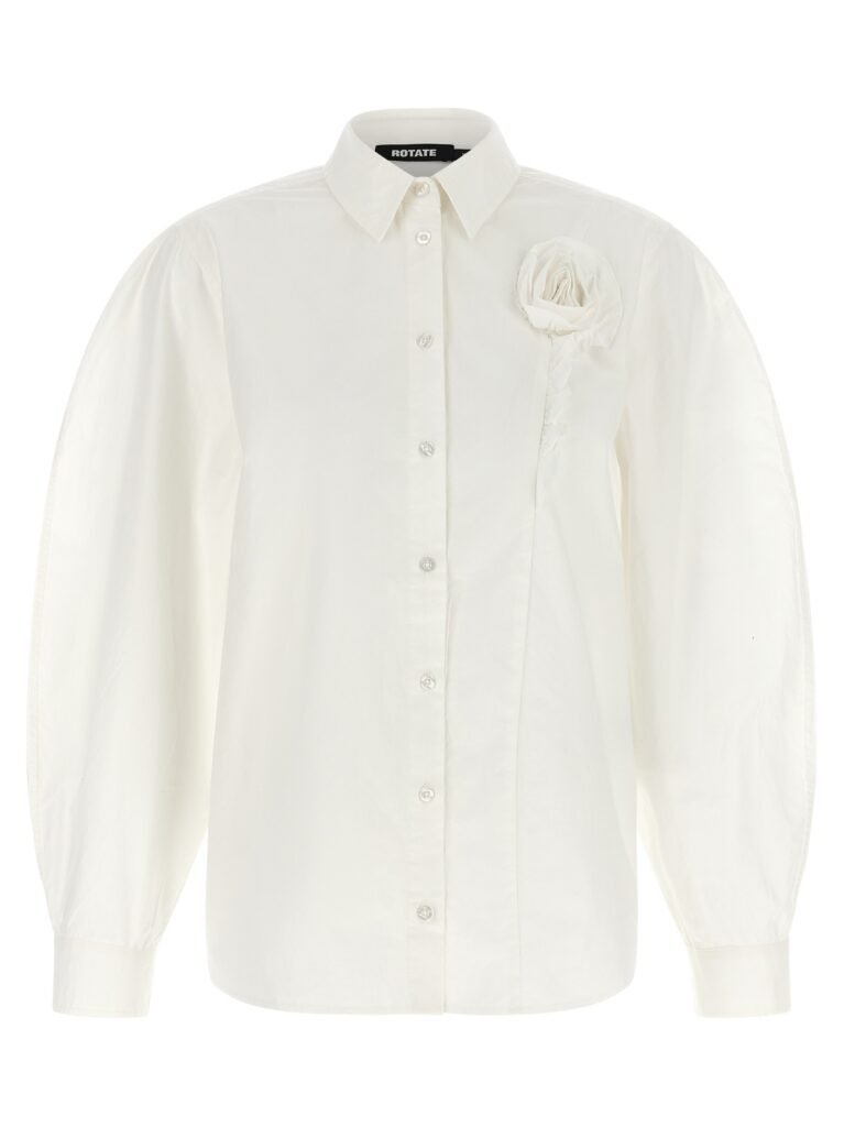 3D floral detail shirt