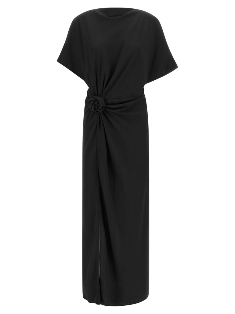 Wide slit dress