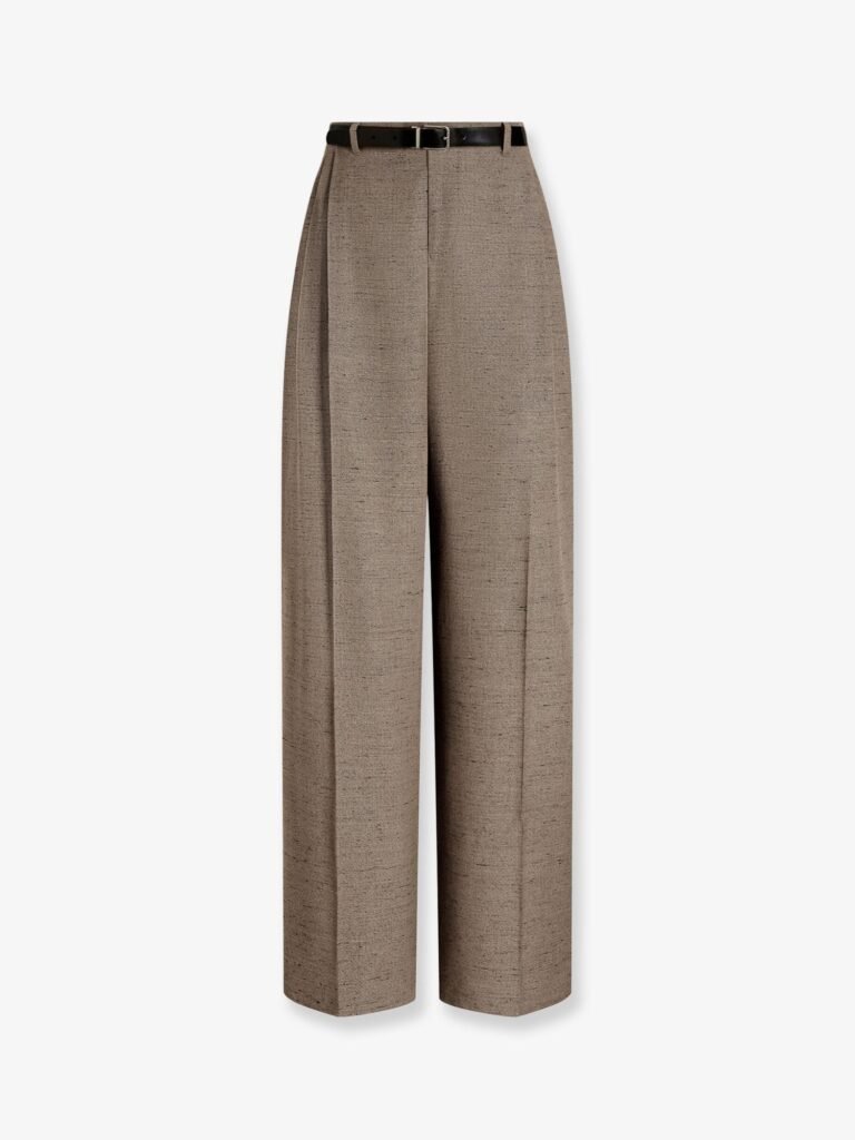 Tweed effect trousers