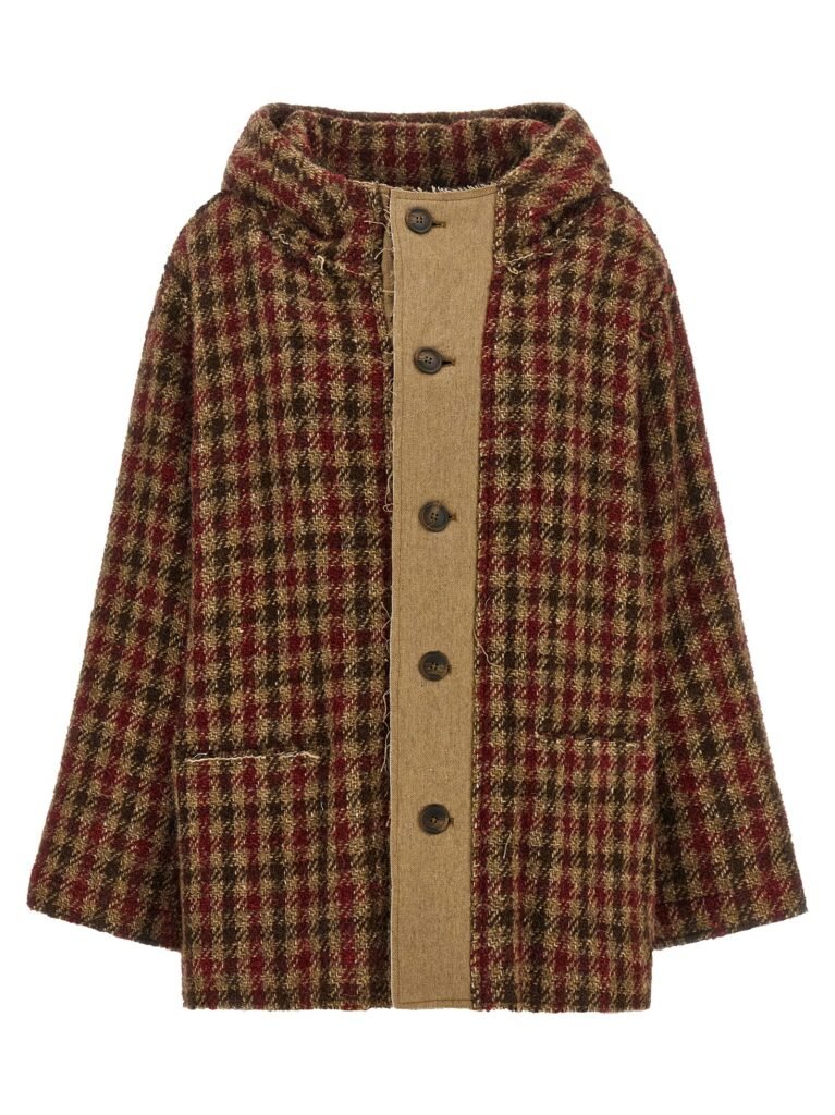 Houndstooth check jacket