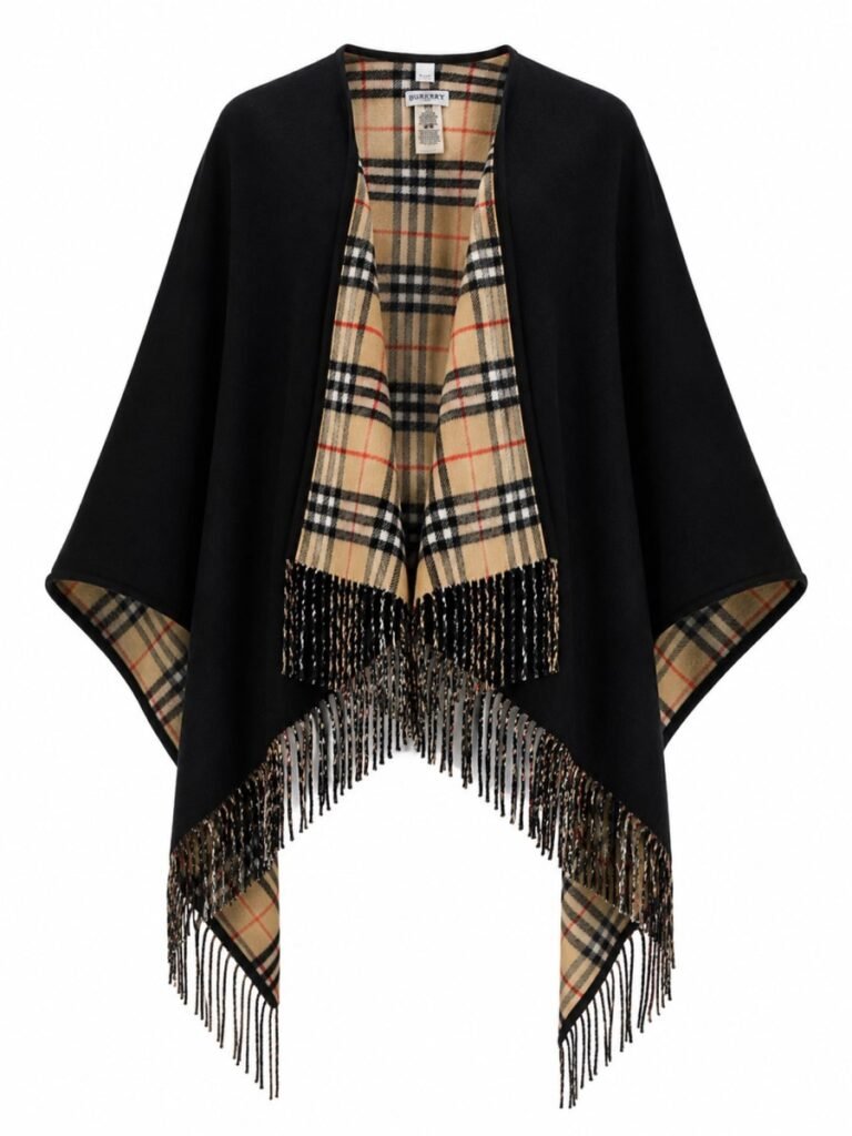 MANTELLA REVERSIBILE "CHECK
