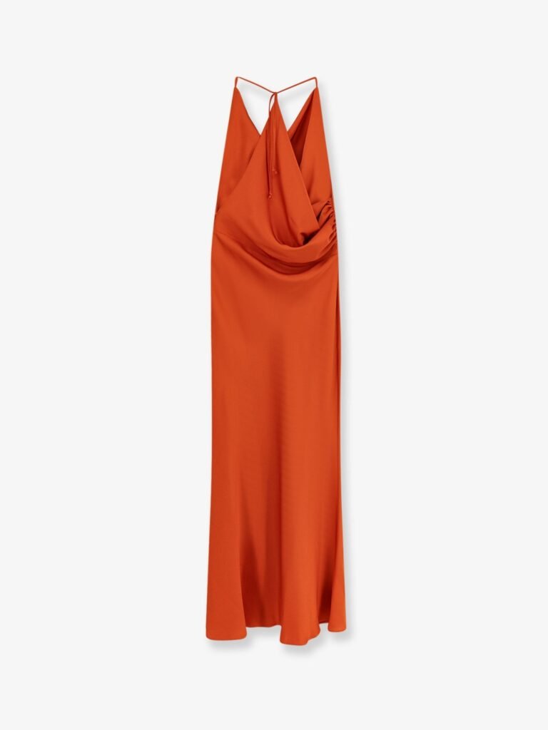 Satin long dress