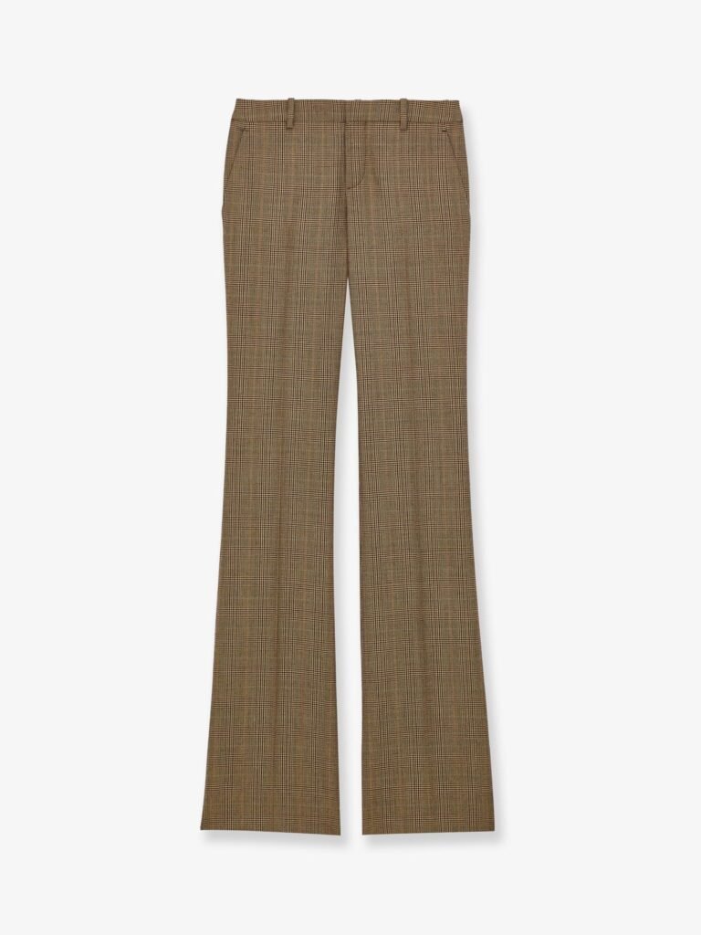 Prince of Wales certified wool trousers