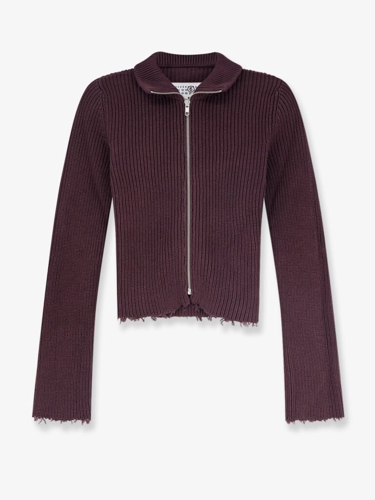 Ribbed cotton cardigan