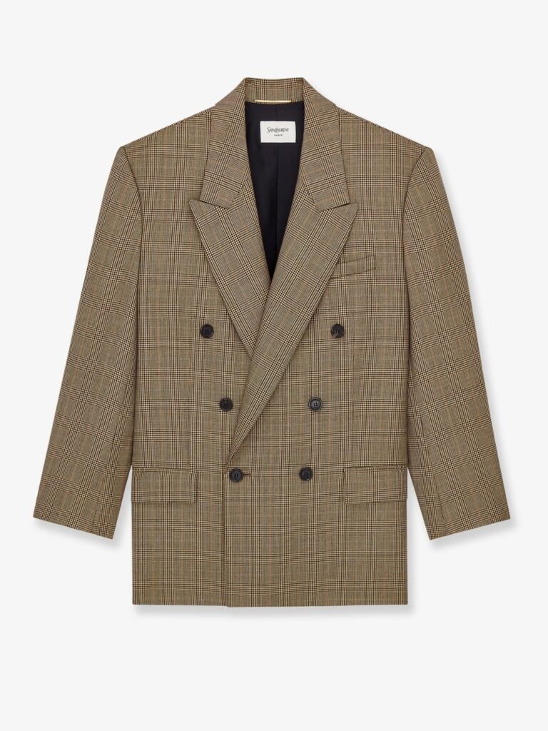 Prince-of-Wales certified wool blazer