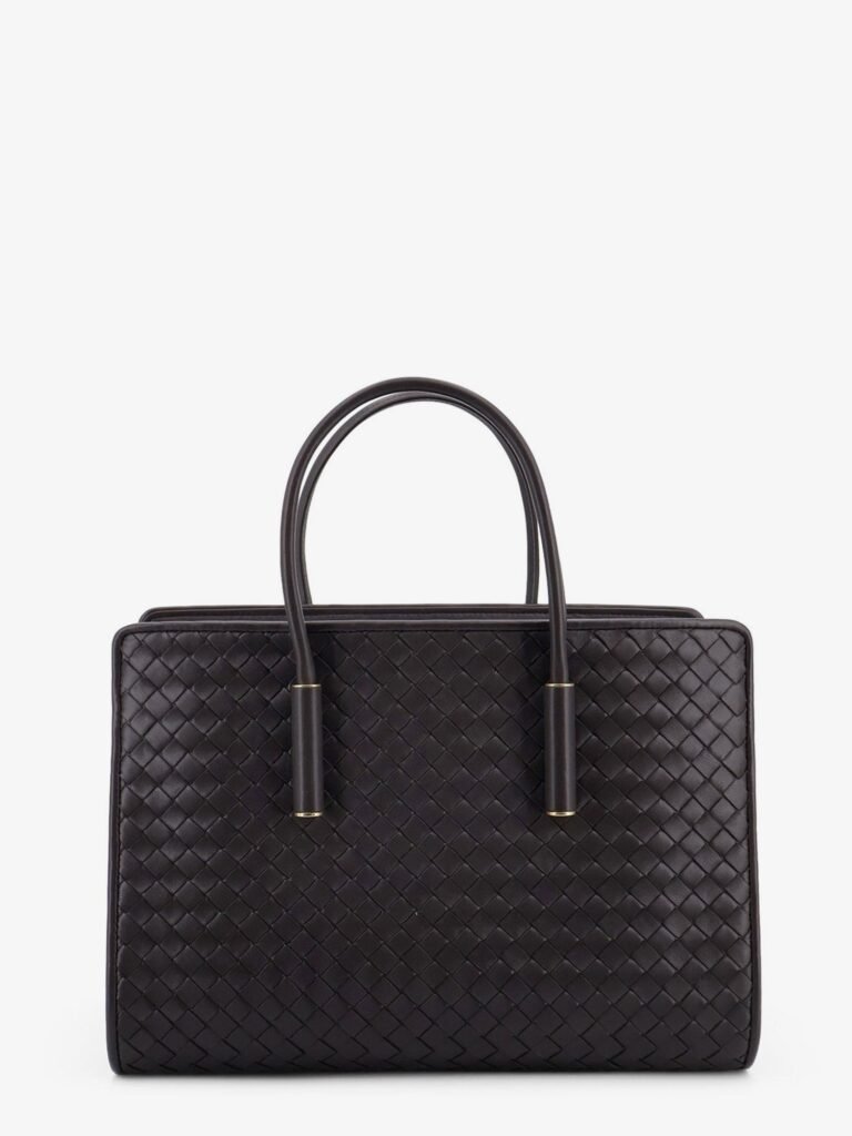 Barbara leather handbag with Intrecciato motif
