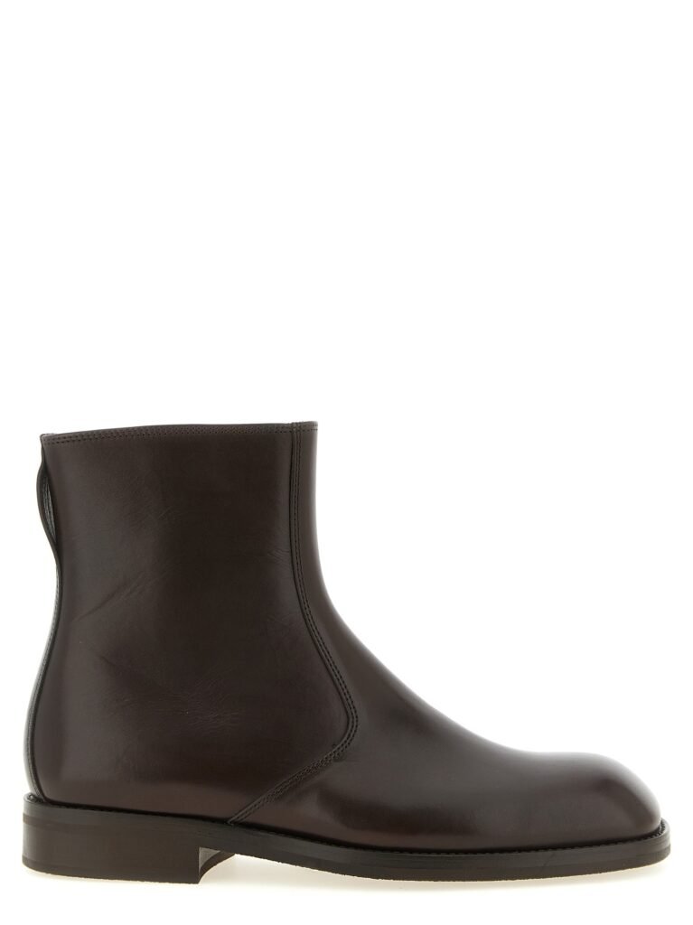 Zip ankle boots