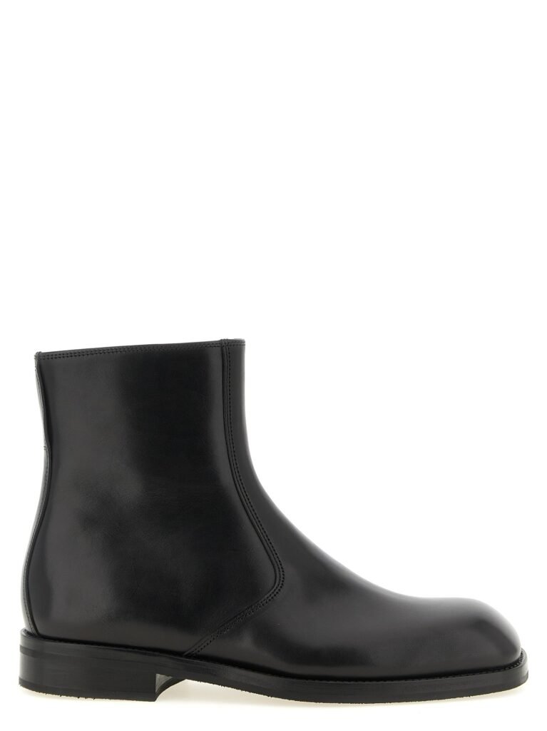 Zip ankle boots