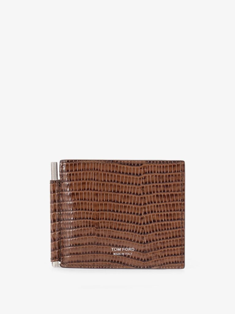 T-Line Money Clip Leather Wallet