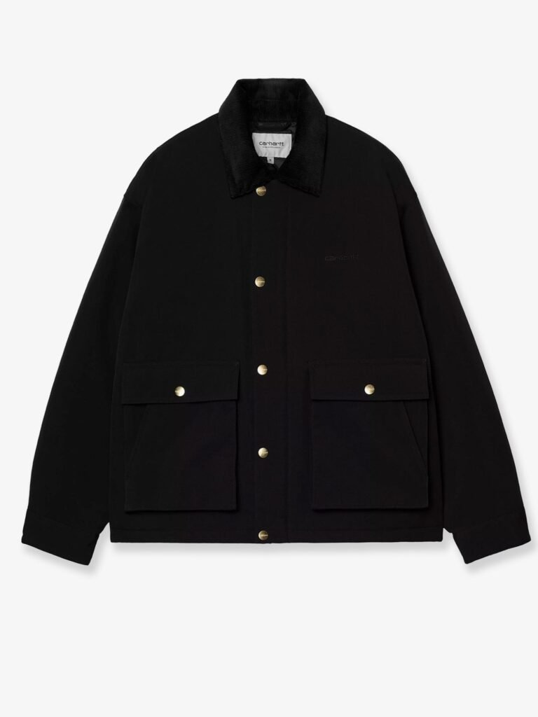Quentin nylon jacket with embroidered logo on the front