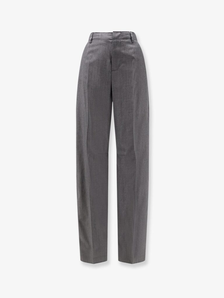 Virgin wool and cotton trousers
