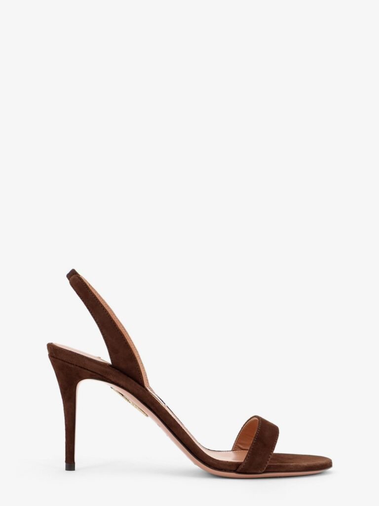 So Nude suede sandals