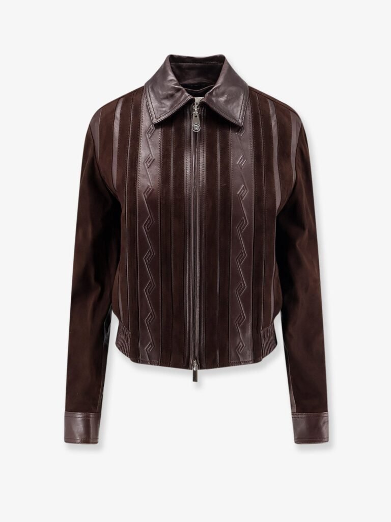 Leather and suede jacket