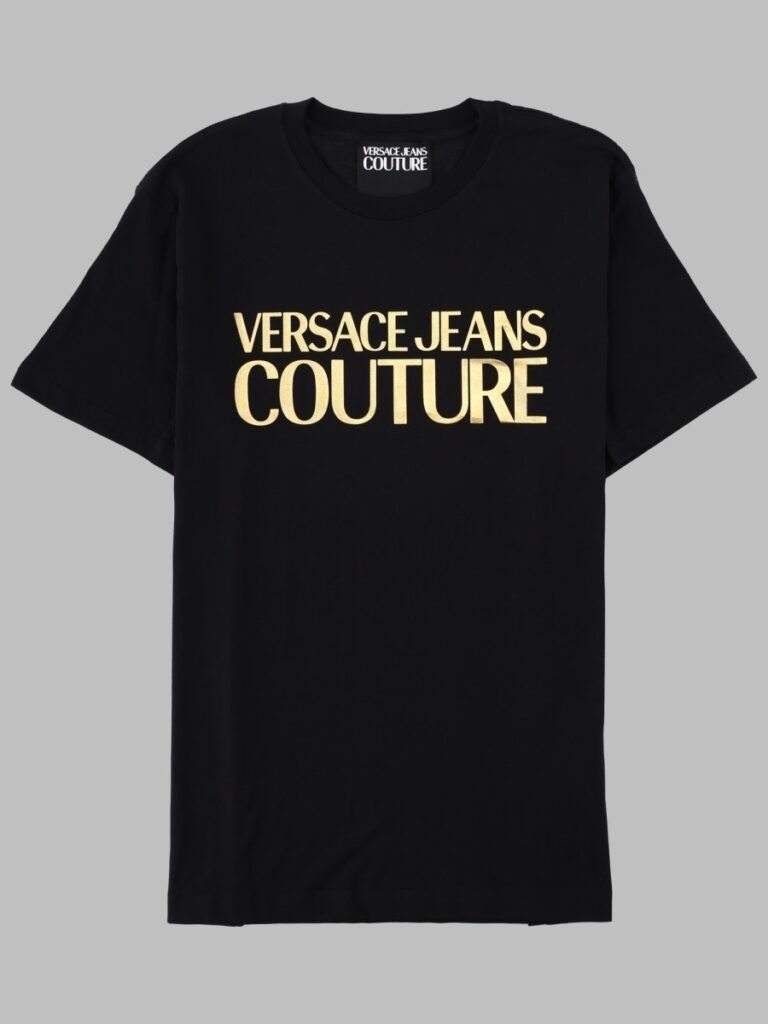 T-SHIRT CON LOGO METALLIZZATO