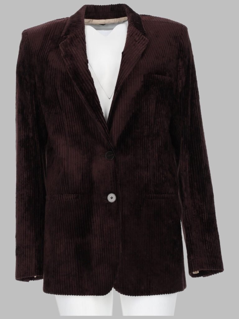 GIACCA CORDUROY MONOPETTO