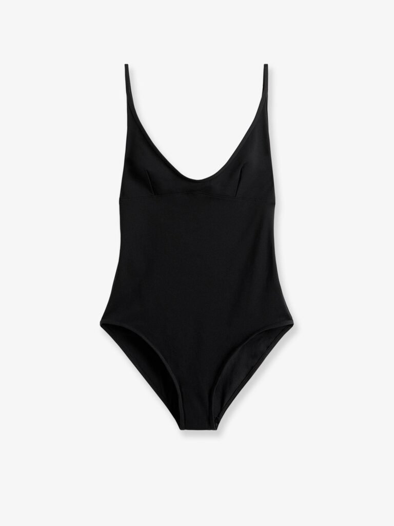 Scoop nylon one-piece swimsuit